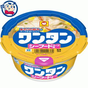 東洋水産 マルちゃんワンタンシーフードスープ味 33g×12個入×3ケース｜okusuya
