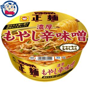 カップ麺 東洋水産 マルちゃん 正麺カップ 濃厚もやし辛味噌 166g×12個入×1ケース 発売日：2022年12月12日