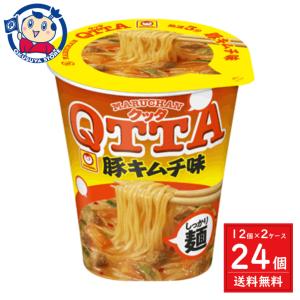 東洋水産 マルちゃん MARUCHAN QTTA 豚キムチ味 76g×12個入×2ケース 発売日：2024年3月11日｜okusuya