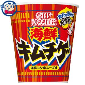 カップ麺 日清 カップヌードル 海鮮キムチゲ ビッグ 100g×12個入×1ケース 発売日：2022年10月3日