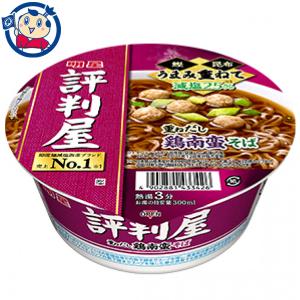 カップ麺 明星 評判屋 重ねだし鶏南蛮そば 71g×12個入×1ケース
