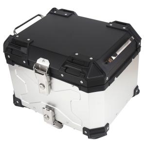 リアボックス 45L ブラック トップケース ブラック アルミ製品 大容量 ツーリング バックレスト装備可能 持ち運び可能