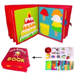 布絵本 脳を育む 教育絵本 Diy 知育玩具 おもちゃ 破れない 無毒無臭 ソフトブック 早期教育 モンテッソーリ幼児 子供 布のおもちゃ 手作り 出産祝い プレゼント In Okworld 通販 Yahoo ショッピング