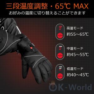 電熱グローブ 電熱手袋 バイク 日本製ヒーター...の詳細画像4