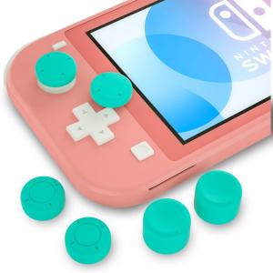 Nintendo Switch Liteグリップキャップ Switch用スティックキャップ スティックカバー ジョイコングリップ ターコイズ｜olc-store