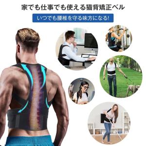 Awakinn 猫背ベルト 腰サポーター 薄型...の詳細画像3