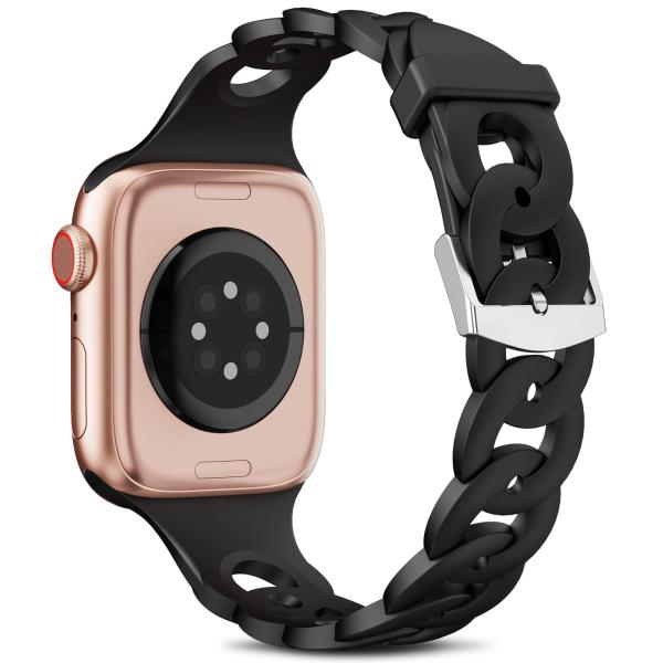 コンパチブル アップルウォッチ Apple Watch バンド プリストバンドサークルチェーンデザイ...