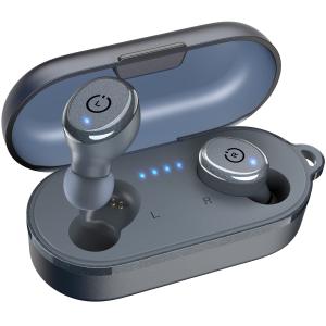 TOZO T10 Bluetooth イヤホン2023新版ワイヤレスイヤホン Bluetooth5.3 IPX8完全防水 充電ケース付き 自｜olc-store