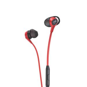 HyperX Cloud Earbuds 有線 ゲーミングイヤホン レッド インラインマイク Nintendo Switch メーカー 2年｜olc-store