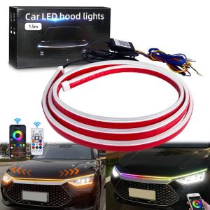 GZRUICA LED テープ フードライト LEDテープライト 流れるウインカー LED シーケンシャル 車用 防水 側面発光 極薄型 モ｜olc-store