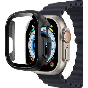 For Apple Watch Ultra 2 ケース Apple Watch Ultra 用 49mm ケース PCフレーム+強化ガラスフ｜olc-store