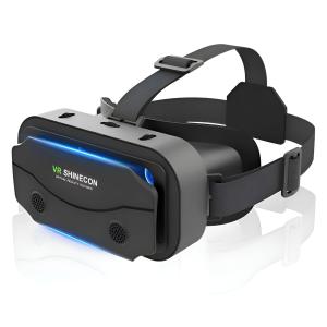 VRゴーグル 令和６年初売りVRヘッドセット 3Dパノラマ体験 1080P 超広角120°視野角 vrゴーグル スマホ用 非球面光学レンズ｜olc-store