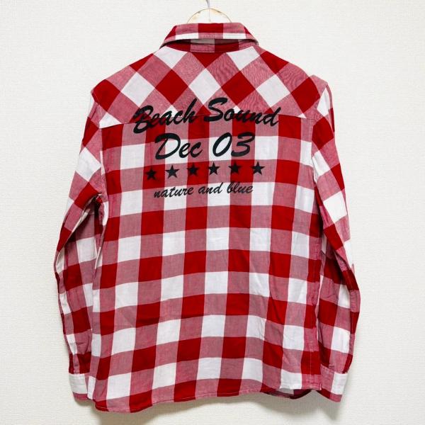 (^w^)b Beach Sound ビーチサウンド シャツ ギンガム チェック 綿100% カジュ...