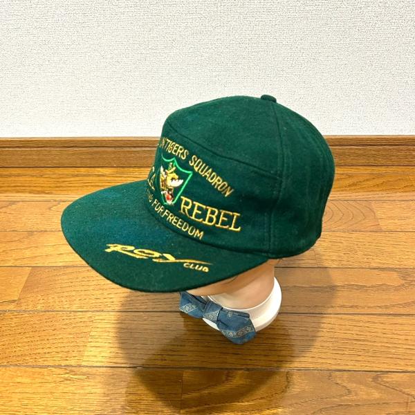 (^w^)b DELTA REBEL デルタリーベル キャップ 80s90sヴィンテージ トップガン...