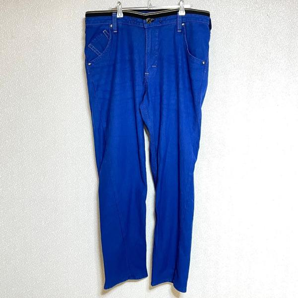 大きめ！日本製◎(^w^)b EDWIN エドウィン 503 カラーデニムパンツ ブルー ストレッチ...