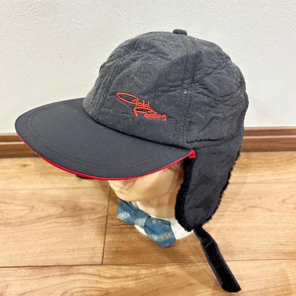 (^w^)b Gold Feeling ゴールドフィーリング 耳あて付き キャップ 帽子 80s 9...