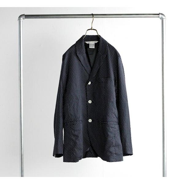 EEL Products イール プロダクツ ステッキジャケット ネイビードット