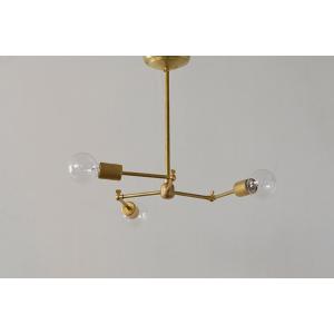 ACME FURNITURE アクメファニチャー SOLID BRASS LAMP 3ARM　ソリッ...