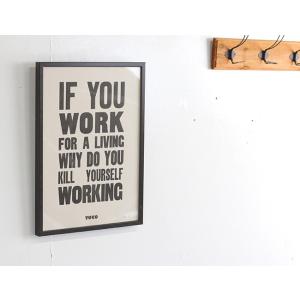 A TWO PIPE PROBLEM LETTERPRESS IF YOU WORK Lサイズ