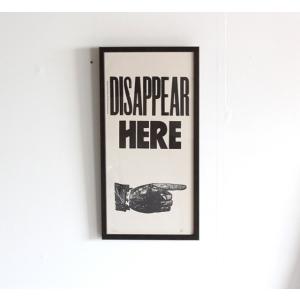 A TWO PIPE PROBLEM LETTERPRESS DISAPPEAR POSTER Mサ...