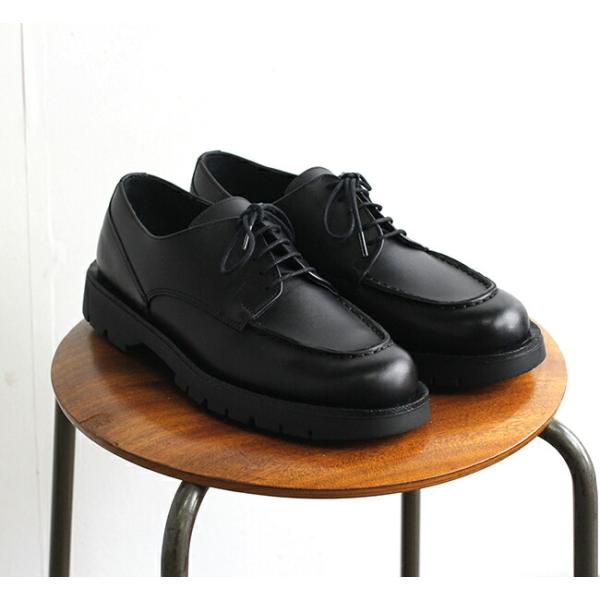 KLEMAN クレマン FRODAN Uチップシューズ BLACK