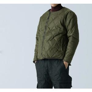 SALE30%OFF // TAION タイオン ミリタリー リバーシブル クルーネック ダウンジャケット ユニセックス TAION-R104BML-1