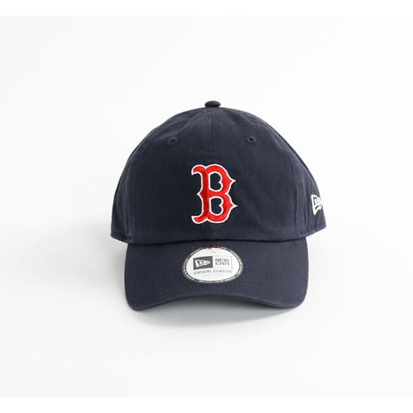 NEW ERA ニューエラ カジュアルクラシック ボストン・レッドソックス ネイビー × チームカラ...