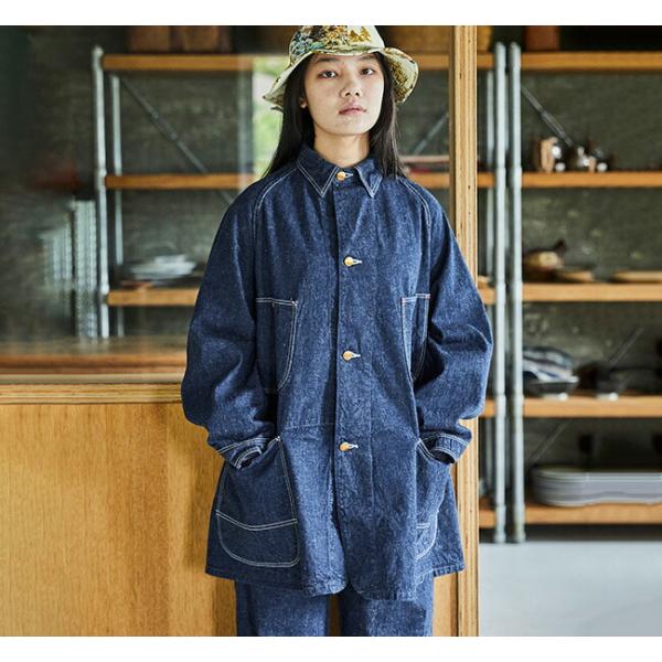 orslow オアスロウ LOOSE FIT DENIM COVERALL ONE WASH カバー...