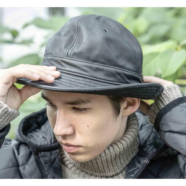 DECHO デコ 9-7AD25 レザーファティーグハット LEATHER FATIGUE HAT