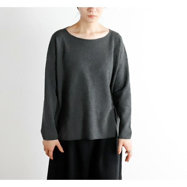 evam eva エヴァムエヴァ ウールプルオーバー wool pullover E233K074