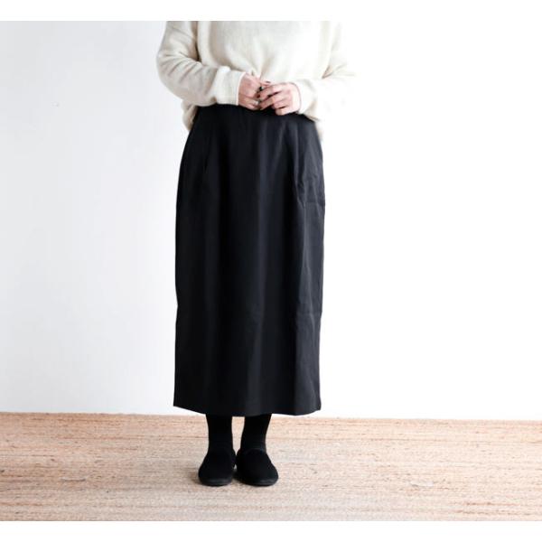 evam eva エヴァムエヴァ E253T158 ウール スカート wool skirt