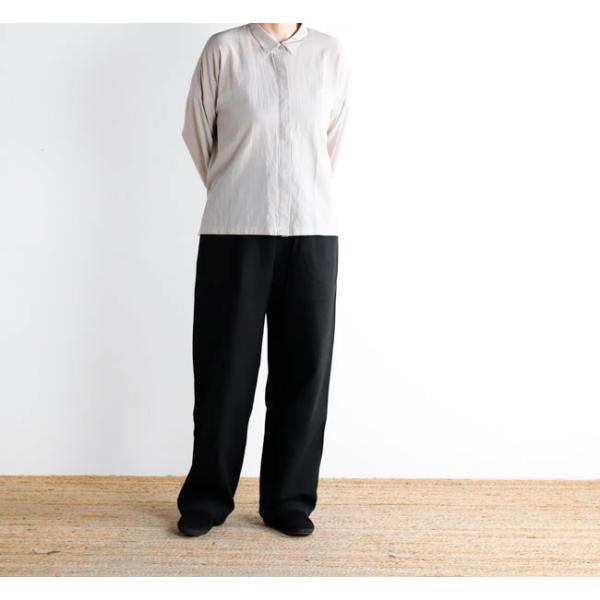evam eva エヴァムエヴァ E002T082 ワイドパンツ wide pants