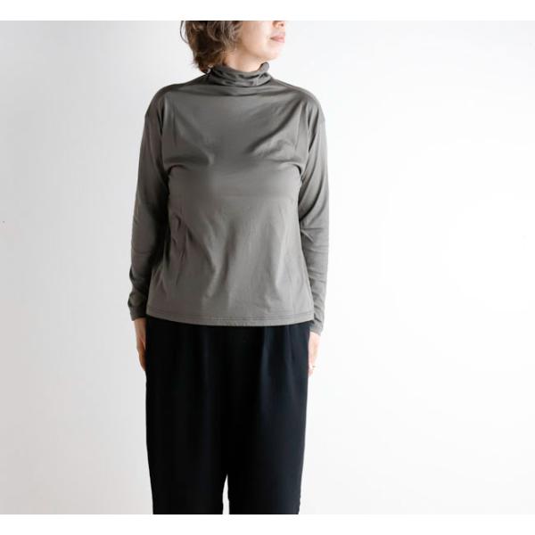 evam eva エヴァムエヴァ E263C005 カットソータートルネック　cut&amp;sew tur...