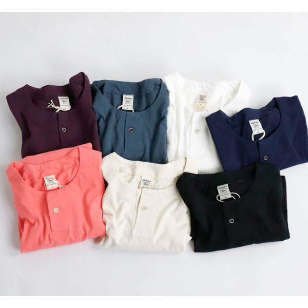 Jackman ジャックマン JM5328 Henleyneck T-Shirt ヘンリーネックTシ...