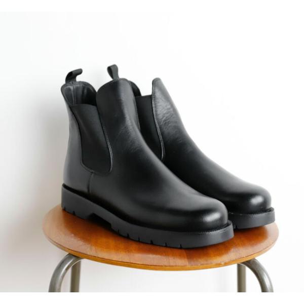 KLEMAN クレマン TONNANT トナン チェルシーブーツ　BLACK　サイドゴアブーツ