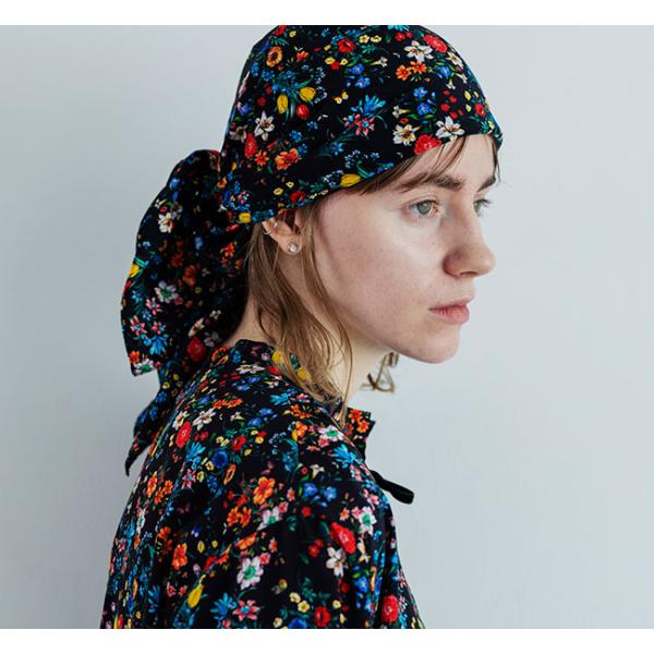 MEYAME メヤメ MEY-2326 フラワースカーフ FLOWER SCARF