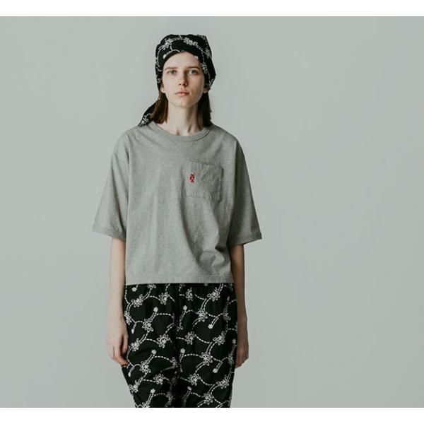 MEYAME メヤメ MEY-2436 ポケットTシャツ EMBROIDERED POCKET TE...