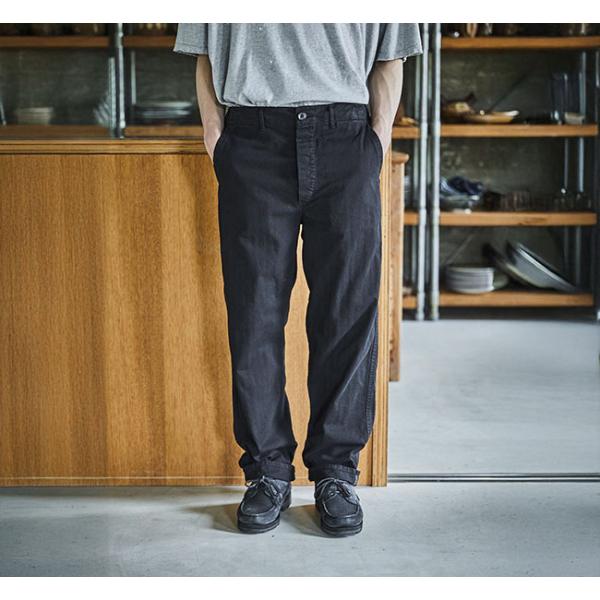 orslow オアスロウ 03-5000-61 FRENCH WORK PANTS BLACK フレ...