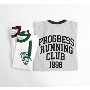 PROGRESS RUNNING CLUB プログレスランニングクラブ QUADRUPLE S/SLV RINGER TEE リンガーTシャツ PRC-24SS 03｜old