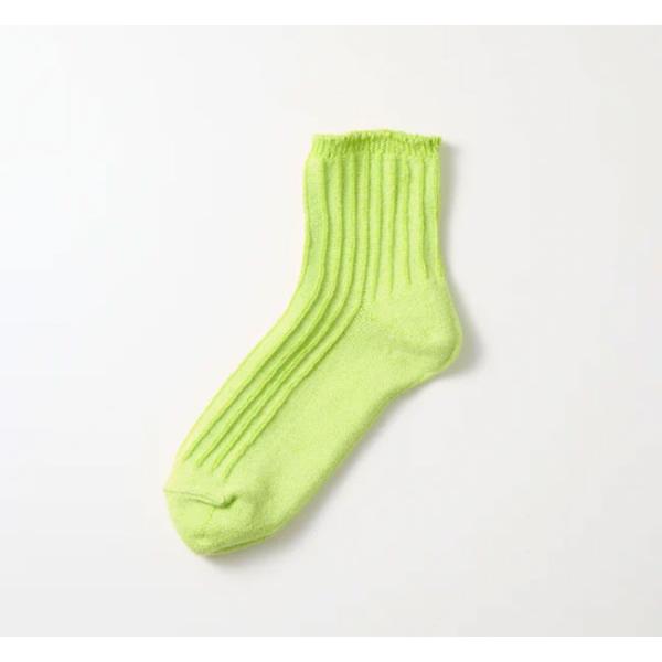 ROTOTO ロトト R1462 リネンコットン リブアンクルソックス LINEN COTTON R...