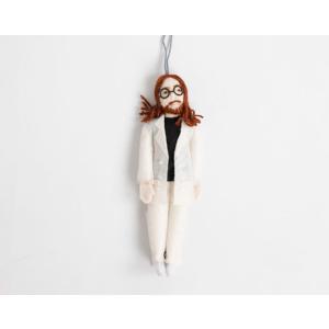 SILK ROAD BAZAAR シルクロードバザー　フェルトオーナメント　John Lennon ...