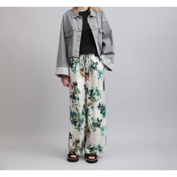 SACRA サクラ 126115112 ブラードフローラパンツ BLURRED FLORA PANT...