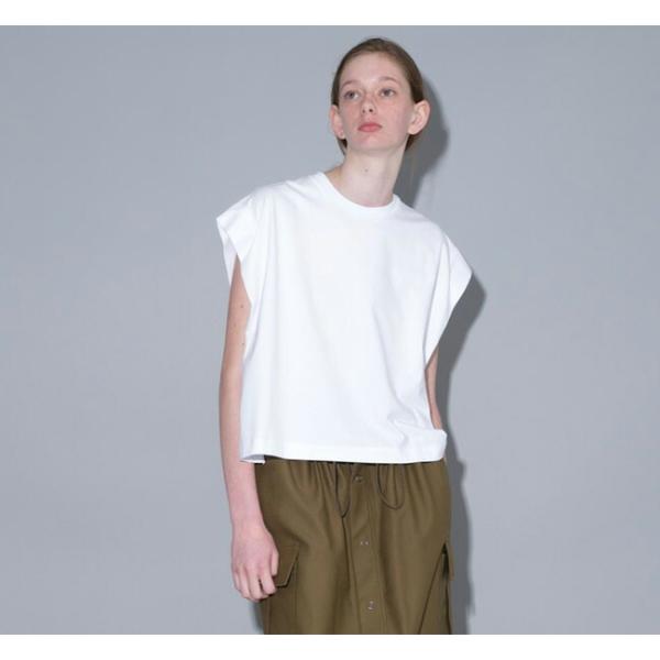 SACRA サクラ FOLDED LINE CROPPED TOP フォールドライン クロップドトッ...