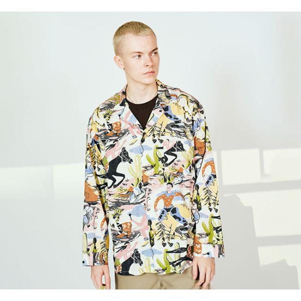 TOWN CRAFT タウンクラフト TC26S01100 プリンティド パジャマジャケット PRI...