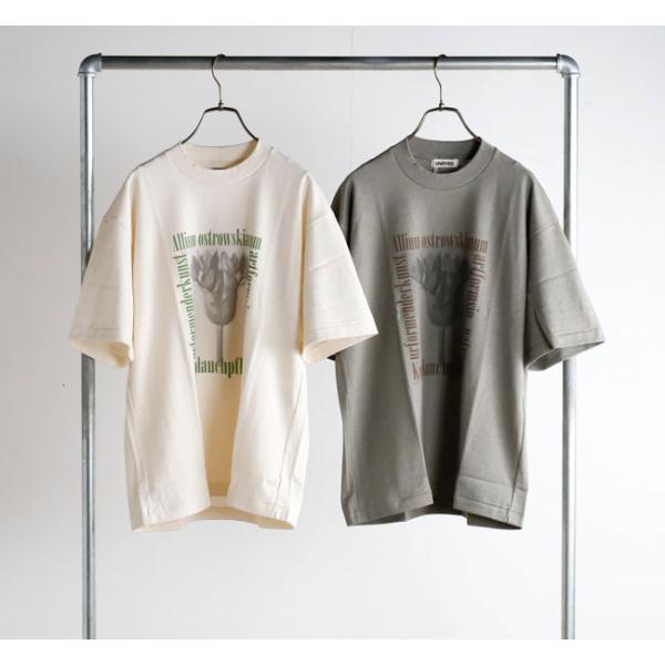 UNDYED STANDARD アンダイドスタンダード 26S348C プリントTシャツ 30/2 ...