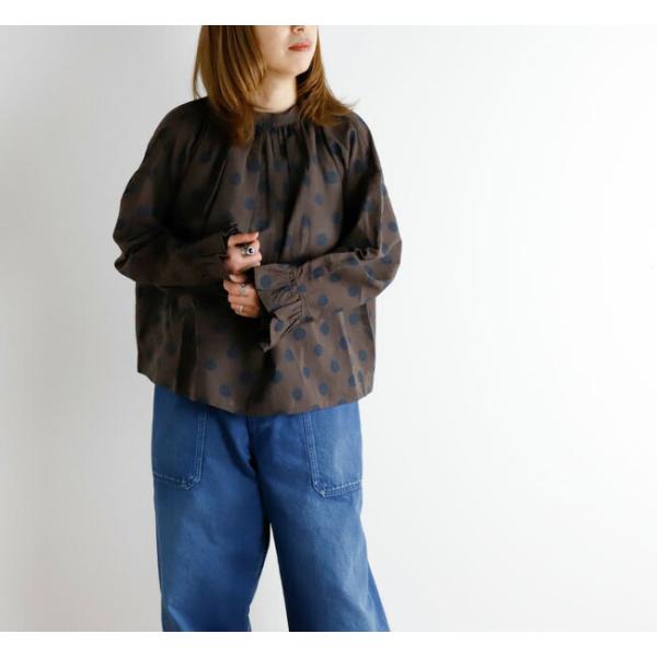 SALE30%OFF //Veritecoeur ヴェリテクール VC-2686B ギャザーブラウス...