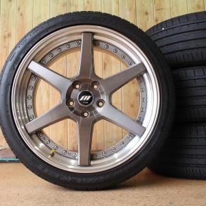 オデッセイ ヴェゼル レヴォーグ マークX プリウスα カムリ等 19インチ WORK ジースト ST1 225/40R19 タイヤ ホイール 4本SET｜oldgear-chiba