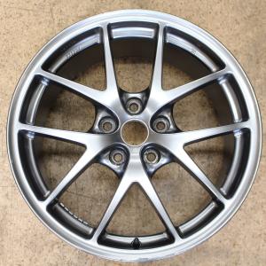 1本 SUBARU 純正オプション BBS WRX STI 鍛造 18インチ 8.5J+55 5H-114.3 アルミホイール 補修 リペア｜oldgear-chiba