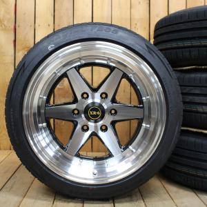 200系 ハイエース オーバーフェンダーサイズ 18インチ 9J+25 ファブレス XR-6 ワイド 225/45R18 新品 タイヤ ホイール 4本SET