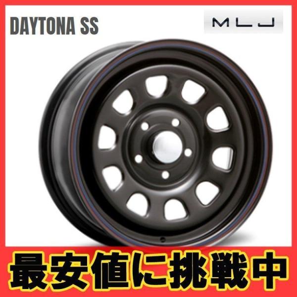 15インチ 4H100 6J+30 4穴 1本 デイトナSS ホイール DAYTONA SS MLJ...